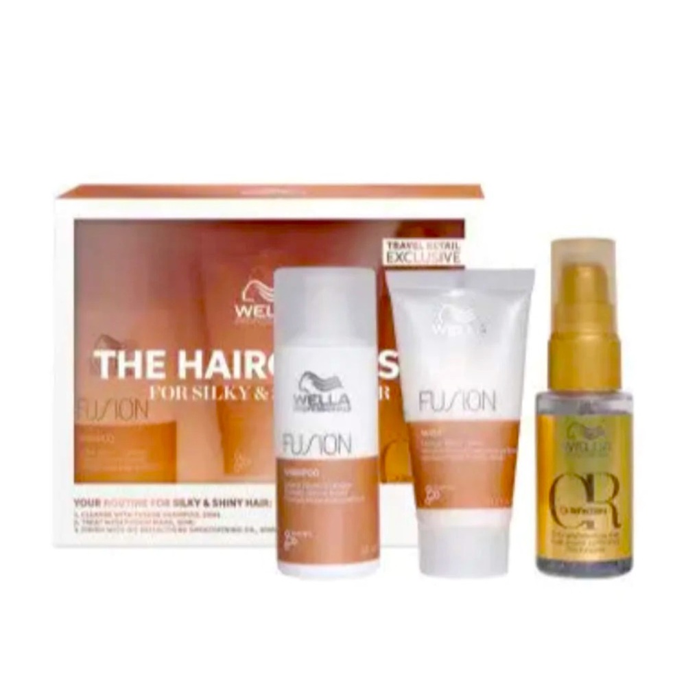 NIB | Wella Fusion Hair Care Set (Shampoo, Mask, and Oil)